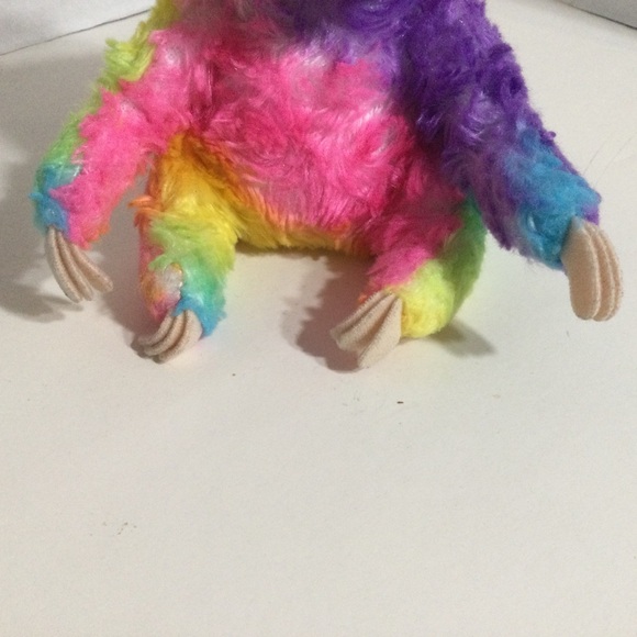 DOUGLAS MISHA RAINBOW SLOTH FUZZLES PLUSH STUFFED ANIMAL 6” - Picture 4 of 7